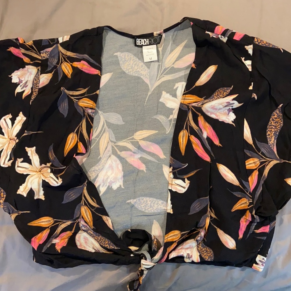 Beach Riot cover-up top.